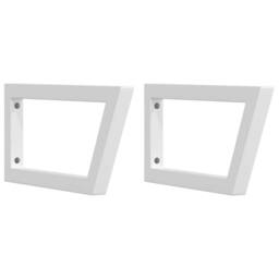 Berkfield Home Basin Shelf Wall Mounted Steel & Solid Wood Beech in Natural - thumbnail 7