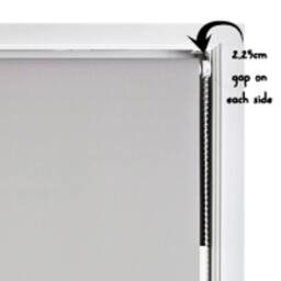 Furnished Aubergine Blackout Roller Blind with Triple Diamond Eyelets & Metal Fittings - Size: 240 cm width x 210 cm drop - thumbnail 5