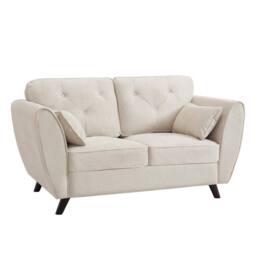 Home Detail Mona 2 Seater Sofa in Cream - thumbnail 3