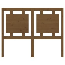 Berkfield Home Bed Headboard Honey Brown 125.5x4x100 cm Solid Pine Wood - thumbnail 4