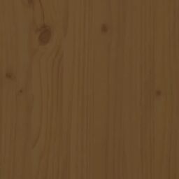Berkfield Home Bed Headboard Honey Brown 125.5x4x100 cm Solid Pine Wood - thumbnail 5