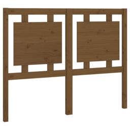 Berkfield Home Bed Headboard Honey Brown 125.5x4x100 cm Solid Pine Wood - thumbnail 2