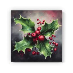 Warren Reed - Designer Splashart Holly Canvas - Size: w10 inch x h10 inch - thumbnail 2