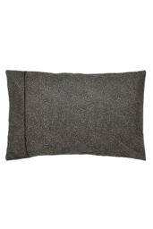 Morris & Co 'Morris Seaweed' Cotton Standard Pillowcase Pair in Black - thumbnail 1