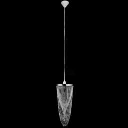 Berkfield Home Pendant Chandelier 22 x 58 cm in Clear - thumbnail 3
