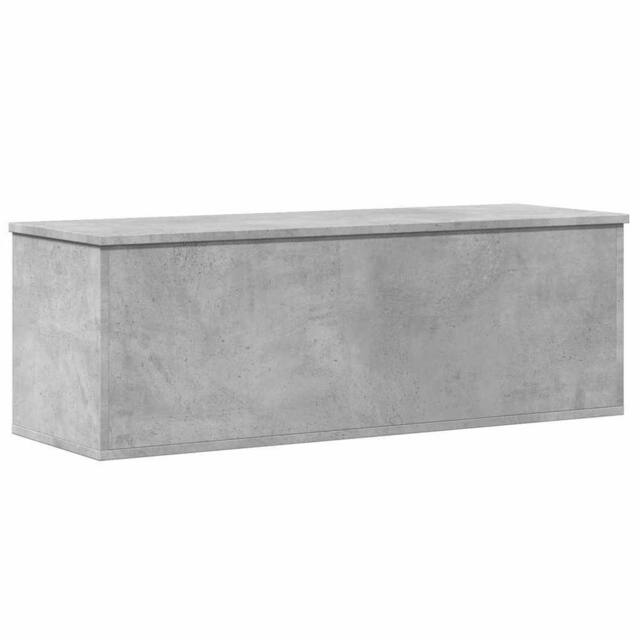 Berkfield Home Storage Box Concrete Grey 102x35x35 cm Engineered Wood - Size: 102 x 35 x 35 cm - image 1