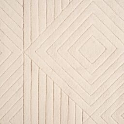 OHS Geometric Non Slip Tufted Hallway Rug Floor Carpet in Stone - Size: 160 cm x 230 cm - thumbnail 4