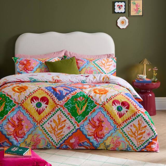 Furn Seraphine Reversible Duvet Cover Set - Size: Super King - image 1