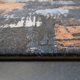 The Rug Shop UK Blue Rust Modern Abstract Easy To Clea Area Rug - Size: 160 cm x 230 cm - thumbnail 2