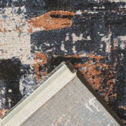The Rug Shop UK Blue Rust Modern Abstract Easy To Clea Area Rug - Size: 160 cm x 230 cm - thumbnail 6