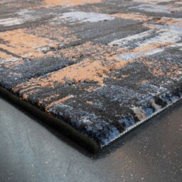 The Rug Shop UK Blue Rust Modern Abstract Easy To Clea Area Rug - Size: 160 cm x 230 cm - thumbnail 5