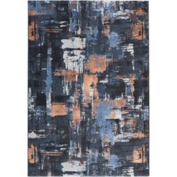 The Rug Shop UK Blue Rust Modern Abstract Easy To Clea Area Rug - Size: 160 cm x 230 cm - thumbnail 8
