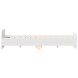 Berkfield Home Bed Frame with Headboard with Footboard White 180x200 cm Super King - thumbnail 6
