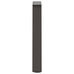Berkfield Home Modern Dining Table Legs V-Shape 2 pcs Anthracite 28x(42-43.3) cm in Charcoal - thumbnail 6
