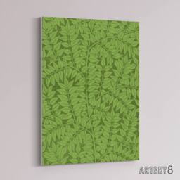 "Artery8 Leafy Branch Green Pattern W. Morris Vintage Canvas Wall Art - Size: W18"" x H24""" - thumbnail 2