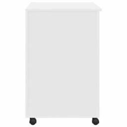 Berkfield Home White White Computer Desk with Drawers White MDF, Particle board - thumbnail 7