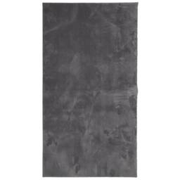 Berkfield Home Rug Short Pile Soft & Washable Anthracite 80x150 cm in Dark Grey - Size: 100 cm diameter - thumbnail 3