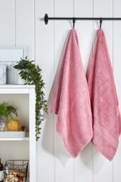 CHRISTY 'Supreme Hygro' Luxury 100% Supima Cotton Pile Towels in Pink - thumbnail 4