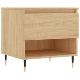 Berkfield Home Coffee Tables 2 pcs Sonoma Oak 50x46x50 cm Engineered Wood in Brown - Size: 50 x 46 x 50 cm - thumbnail 5