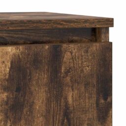 Berkfield Home Sideboard Smoked Oak 57x34x76 cm Engineered Wood in Brown - Size: 57 x 34 x 76 cm - thumbnail 9