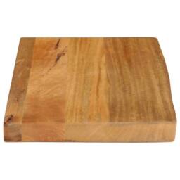Berkfield Home Table Top Live Edge 40x30x3.8 cm Solid Wood Mango in Brown - thumbnail 4