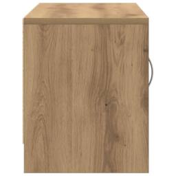 Berkfield Home TV Cabinet Artisan Oak 102x30x37.5 cm Engineered Wood in Brown - thumbnail 6