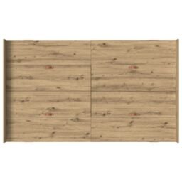 Berkfield Home Storage Bed Frame with Drawer Artisan oak 120 x 200 cm Melamine in Brown - thumbnail 8