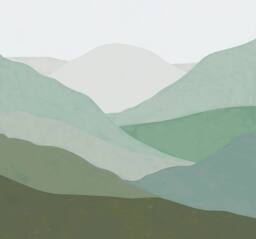 Superfresco Easy Beyond the Horizon Duck Egg Print To Order 3m x 2.8m Mural in Blue - thumbnail 2