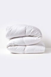 Homescapes Goose Feather Bed Mattress Topper in White - Size: Super King - thumbnail 4