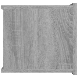 Berkfield Home Bedside Cabinets 2 pcs Grey Sonoma 40x30x30 cm Engineered Wood - Size: 40 x 30 x 30 cm - thumbnail 6