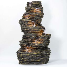 Primrose Rock Pool Water Feature Fountain 8 Tier Waterfall Natural Stone Effect - thumbnail 3