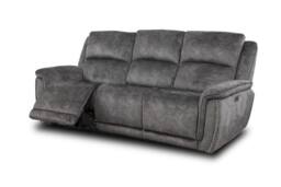 META Sofa Majestik 3 Seater Power Recliner in Dark Grey - thumbnail 4