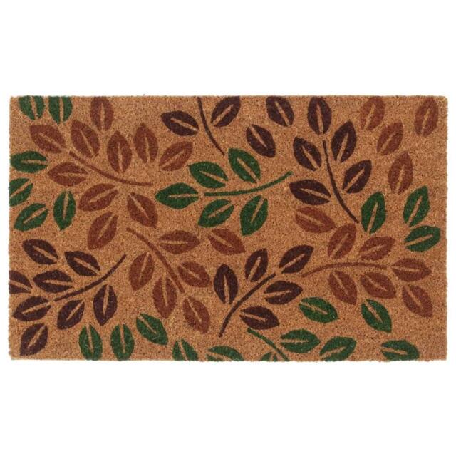 Berkfield Home Door Mat Natural 45x75 cm Tufted Coir in Brown - image 1