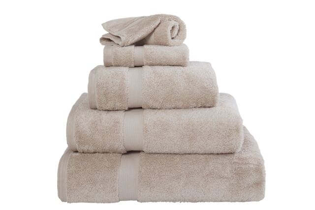 The Linen Consultancy 'TLC 5 Star Hotel Concept' 750GSM BCI Bath Towel 2 Pack in Natural - image 1