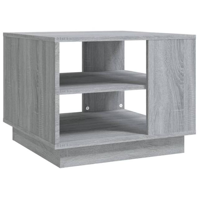 Berkfield Home Coffee Table Grey Sonoma 55x55x43 cm Engineered Wood - Size: 55 x 55 x 43 cm - image 1