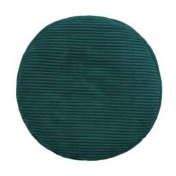 icon Milano Bean Bag Footstool Corduroy Round Pouffe in Teal - thumbnail 4