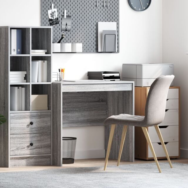 Berkfield Home Desk Grey Sonoma 80x50x76 cm Engineered wood - Size: 80 x 50 x 76 cm - image 1