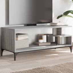 Berkfield Home Room Divider Bookcase¬†3-Tier¬†Concrete Grey 99x29x99 cm Wood - Size: 99 x 29 x 99 cm - thumbnail 2