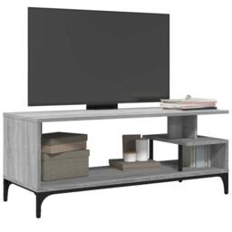 Berkfield Home Room Divider Bookcase¬†3-Tier¬†Concrete Grey 99x29x99 cm Wood - Size: 99 x 29 x 99 cm - thumbnail 4