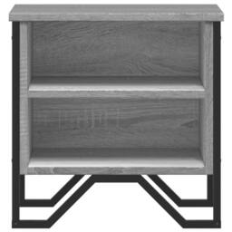 Berkfield Home Bedside Cabinet Grey Sonoma 2 pcs 40x30x40 cm Engineered Wood - Size: 40 x 30 x 40 cm - thumbnail 5