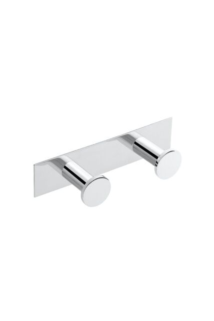 Cosmic Towel hook Robe hook Coat hook up to 5kg Chrome Architect Collection in Grey