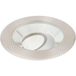 Loops Stainless Steel Drive Over IP67 Ground Light - 16.5W Cool White Tilting Head LED in Metallics - thumbnail 4