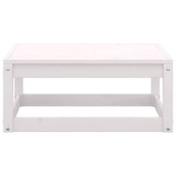 Berkfield Home 6 Piece Garden Lounge Set White Solid Wood Pine - thumbnail 9