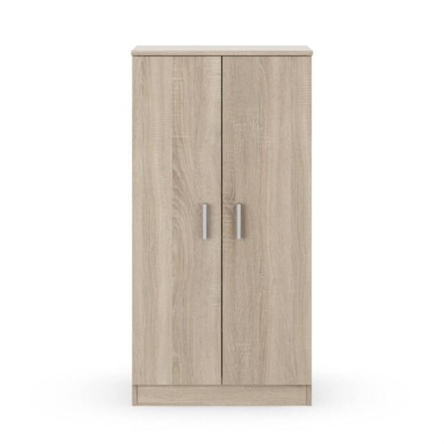 CALICOSY Zapateros 2-Door Shoe Cabinet (30 Pairs) - H108cm in Light Oak - image 1