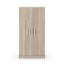 CALICOSY Zapateros 2-Door Shoe Cabinet (30 Pairs) - H108cm in Light Oak