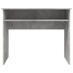Berkfield Home Desk Concrete Grey 90x50x74 cm Engineered Wood - Size: 90 x 50 x 74 cm - thumbnail 4