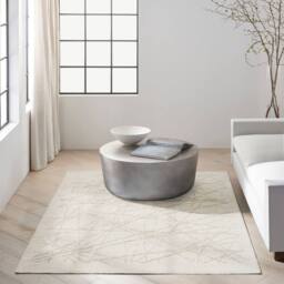 The Rug Shop UK Modern Abstract Grey Easy to clean Hand Made Area Rug - Size: 160 cm x 220 cm - thumbnail 1