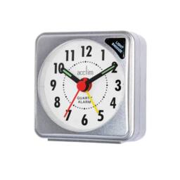 Dragodirect Quartz Travel Alarm Clock with Light & Snooze Compact & Reliable in Black - thumbnail 3