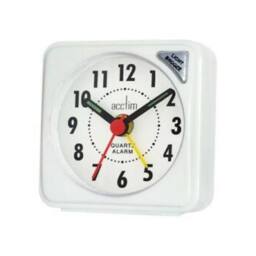 Dragodirect Quartz Travel Alarm Clock with Light & Snooze Compact & Reliable in Black - thumbnail 4