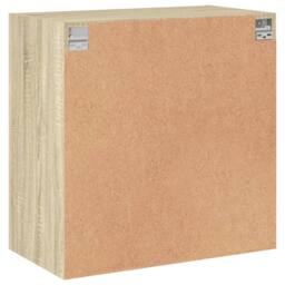 Berkfield Home Wall Cabinet with Glass Doors Sonoma Oak 68x37x68.5 cm in Natural - thumbnail 8